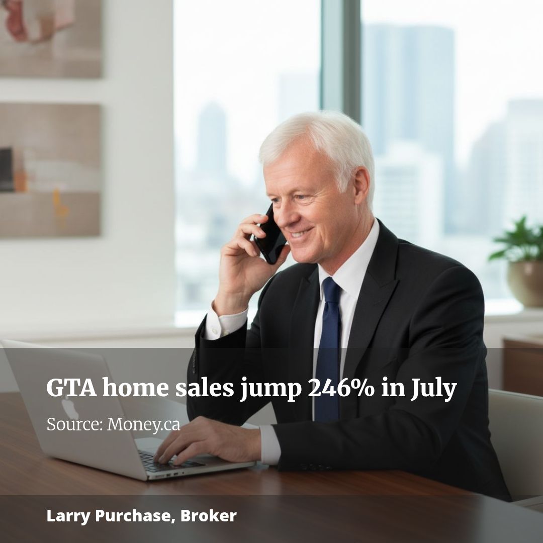 GTA new single-family home sales surge 246% in July as Ontario’s expanded HST rebate drives buyers back to market